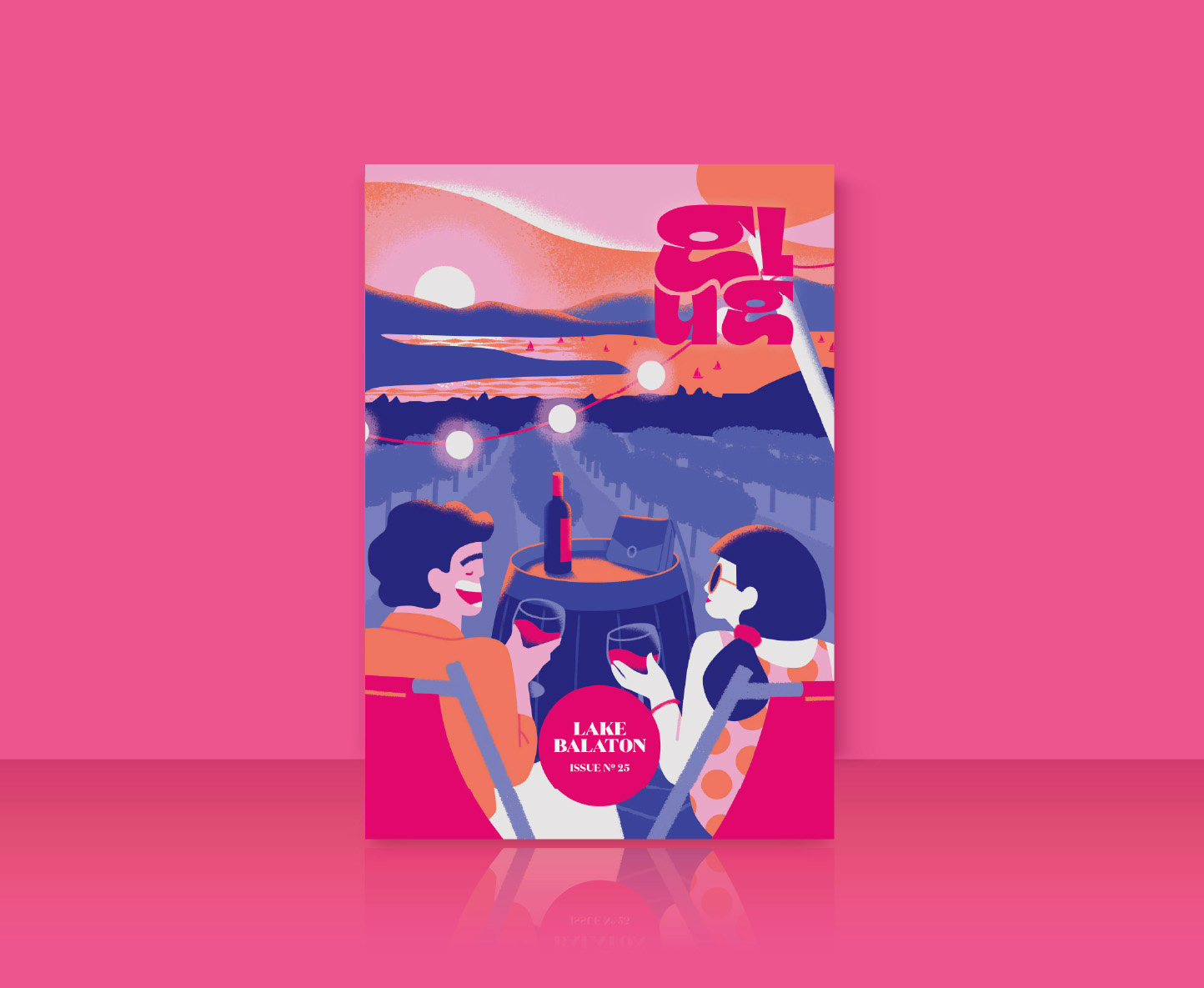 Illustration for glug Magazine digital art illustration illustrator magazine cover vector vector art vector illustration