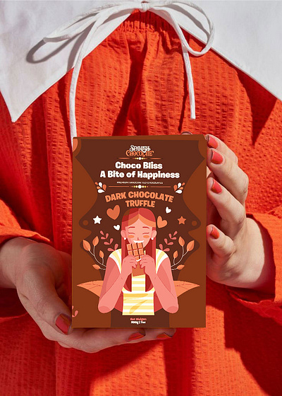 Chocolate Box Packaging Design box branding chocolate design gra graphic design illustration logodesign motion graphics packaging vector