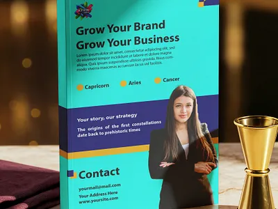 BUSINESS FLYER branding brandpromotion businessflyer cleandesign corporatedesign flyer flyer design graphic design marketingflyer modernflyer professionallayout