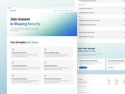 Axionet — AI Cyber Security Startup Technology Website ai ai design chatbot clean cyber cyber security design landing page saas security startup tech technology ui ux web design web3 website