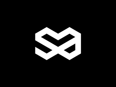 SA brand branding design geometric icon identity letter sa lettering lettermark logo logo design logotype mark minimal minimalist monogram sa sa logo simple symbol
