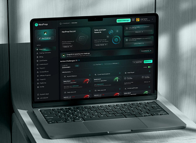 Prop Firm Dashboard blockchain crypto dashboard cryptocurrency forex trading ui prop firm dashboard prop firm platform prop trading trading app web design