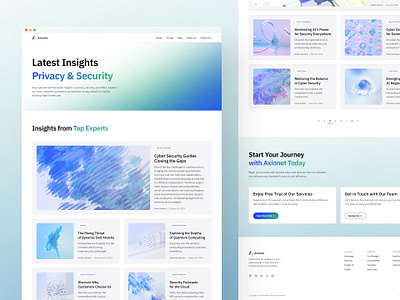 Axionet — AI Cyber Security Startup Technology Website ai ai design chatbot clean cyber cyber security design landing page saas security startup tech technology ui ux web design web3 website