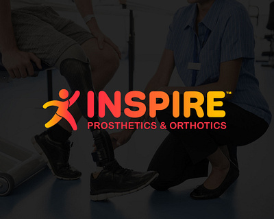Inspire Prosthetics & Orthotics Logo Design brand brand identity branding design graphic design logo logo design orthotics orthotics branding orthotics logo design prosthetics prosthetist branding