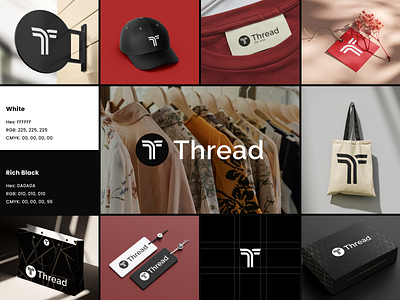 Thread – Clothing Brand Identity 3d branding clothing brand branding clothing tag design design designusagency fashion fashion branding fashion design branding fashion logo design graphic design illustration logo logodesign ui vector