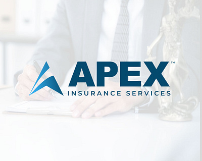 Apex Insurance Services Logo Design brand brand identity branding design graphic design insurance insurance agency logo insurance branding insurance logo design logo logo design