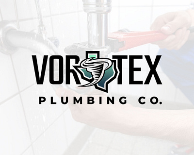 Vortex Plumbing Logo Design brand brand identity branding design graphic design logo logo design plumber branding plumber logo design plumbing plumbing branding plumbing logo design