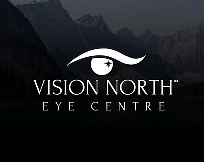 Vision North Eye Centre Logo Design brand brand identity branding design graphic design logo logo design optometrist branding optometrist logo design optometry branding optometry logo design