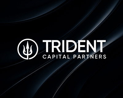 Trident Capital Partners Logo Design brand brand identity branding design graphic design investor branding logo logo design trident vc branding vc logo design