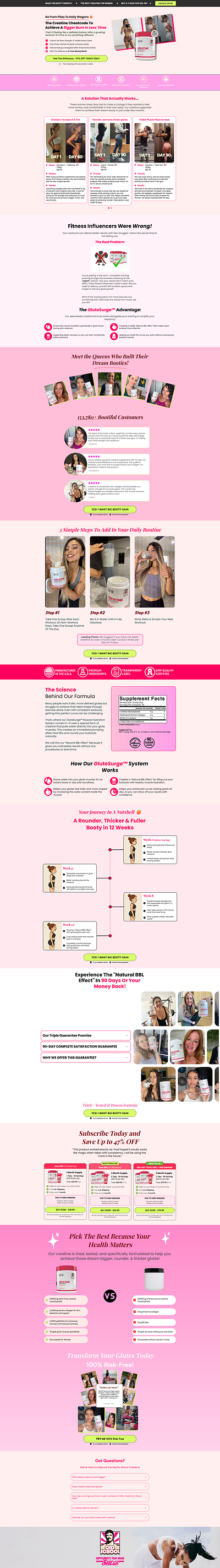 Women Supplement - Funnelish buy funnelish template clone funnelish design designing funnel funnel funnelbuilder funnelish funnelish template product page sales funnel sales page