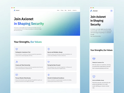 Axionet — AI Cyber Security Startup Technology Website ai ai design chatbot clean cyber cyber security design landing page saas security startup tech technology ui ux web design web3 website