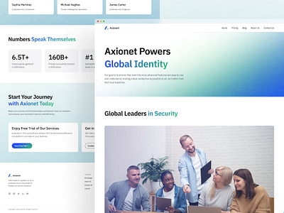 Axionet — AI Cyber Security Startup Technology Website ai ai design chatbot clean cyber cyber security design landing page saas security startup tech technology ui ux web design web3 website