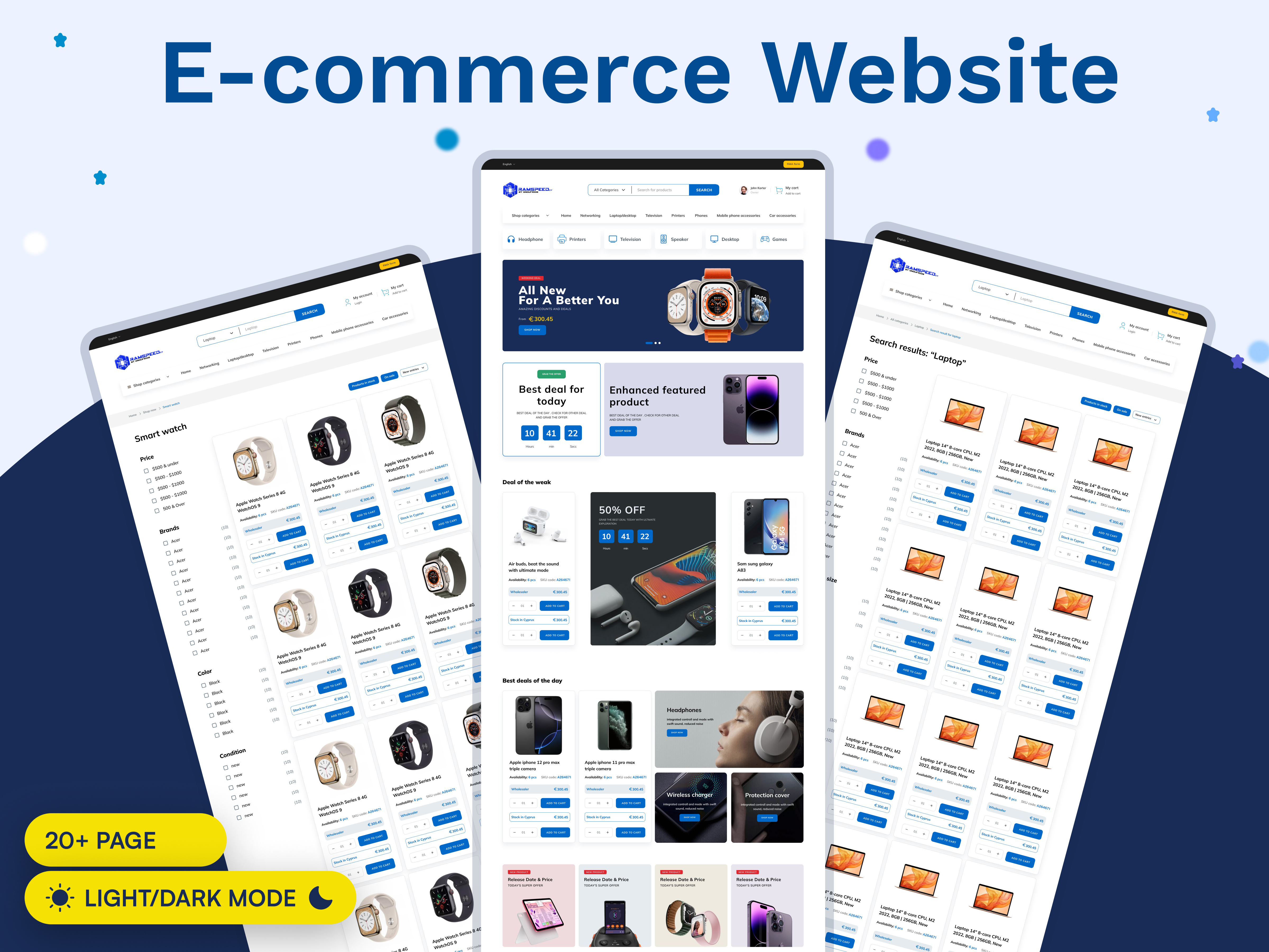 E-commerce website branding ecommerce ecommerce website electronic device figma sale ui uiux website