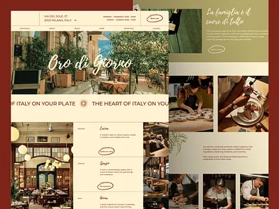 Restaurant Landing Page Design food food delivery food website menu premium food restaurant restaurant design restaurant landing page design startup ui ux webdesign