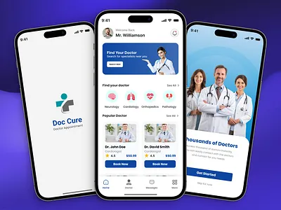 Doctor Appointment Mobile Apps Design app design doctor appointment mobile apps ecommerce figma landing page design mobile apps design mobile apps ui design mockup design responsive design ui ui ux dedign ui ux design ux