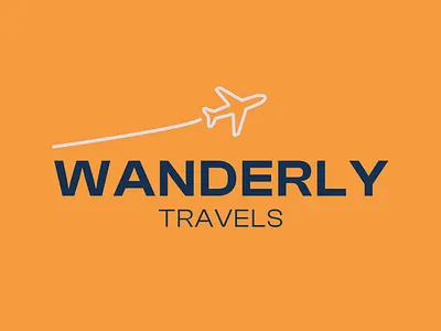 Wanderly Travels - Logo Design branding creative agency design graphic design logo product design travel agency vector