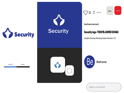 logo is designed for security services and soiutions. branding graphic design logo motion graphics