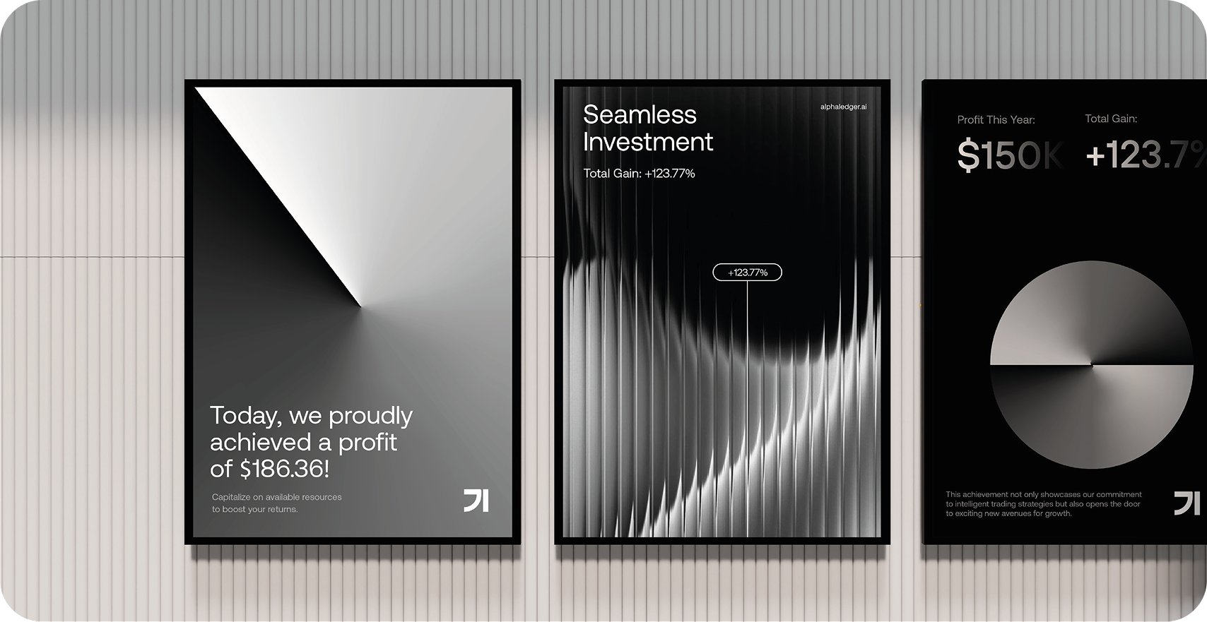 Alpha Ledger - Trading Platform Branding brand identity branding clean design defi defi platform finance financial fintech fintech branding fintech platform investment saas startup trading trading branding trading platform trading website trador ui ux visual identity