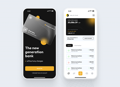 Philippines.Bank 3d app application bank banking card finance form glass glassmorphism loan luxury mobile modern pay payment philippines phone ui ux