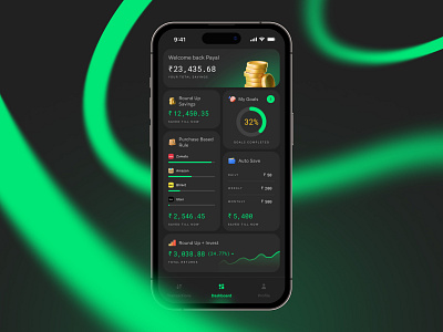 Bloom Dashboard dashboard goals money savings stocks