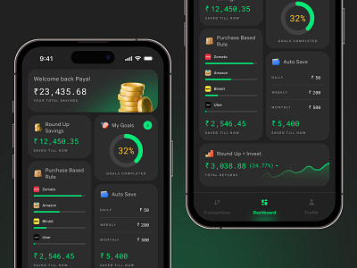 Bloom Dashboard dashboard goals investments money savings stocks wealth