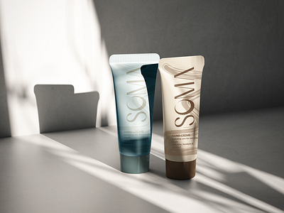 SOMA – Minimal Skincare Branding & Packaging brand identity branding cosmetic creative direction graphic design logo logodesign minimal packaging packaging design skincare typography