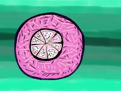 mangosteen clipstudiopaint csp digitalart digitalillustration foodart fruit illustration mangosteen stillife