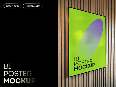 Poster Mockup design graphic design minimal mockup poster template