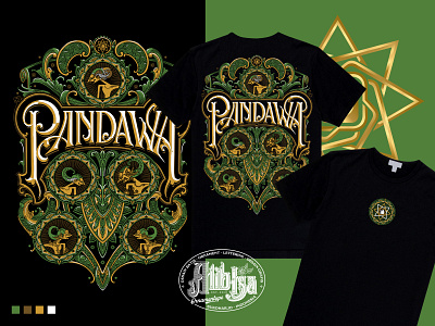 Decorative Lettering & Illustration: Pandawa - Shadow Puppet branding culture design engraving graphic design illustration indonesia lettering manual drawing traditional vector vintage