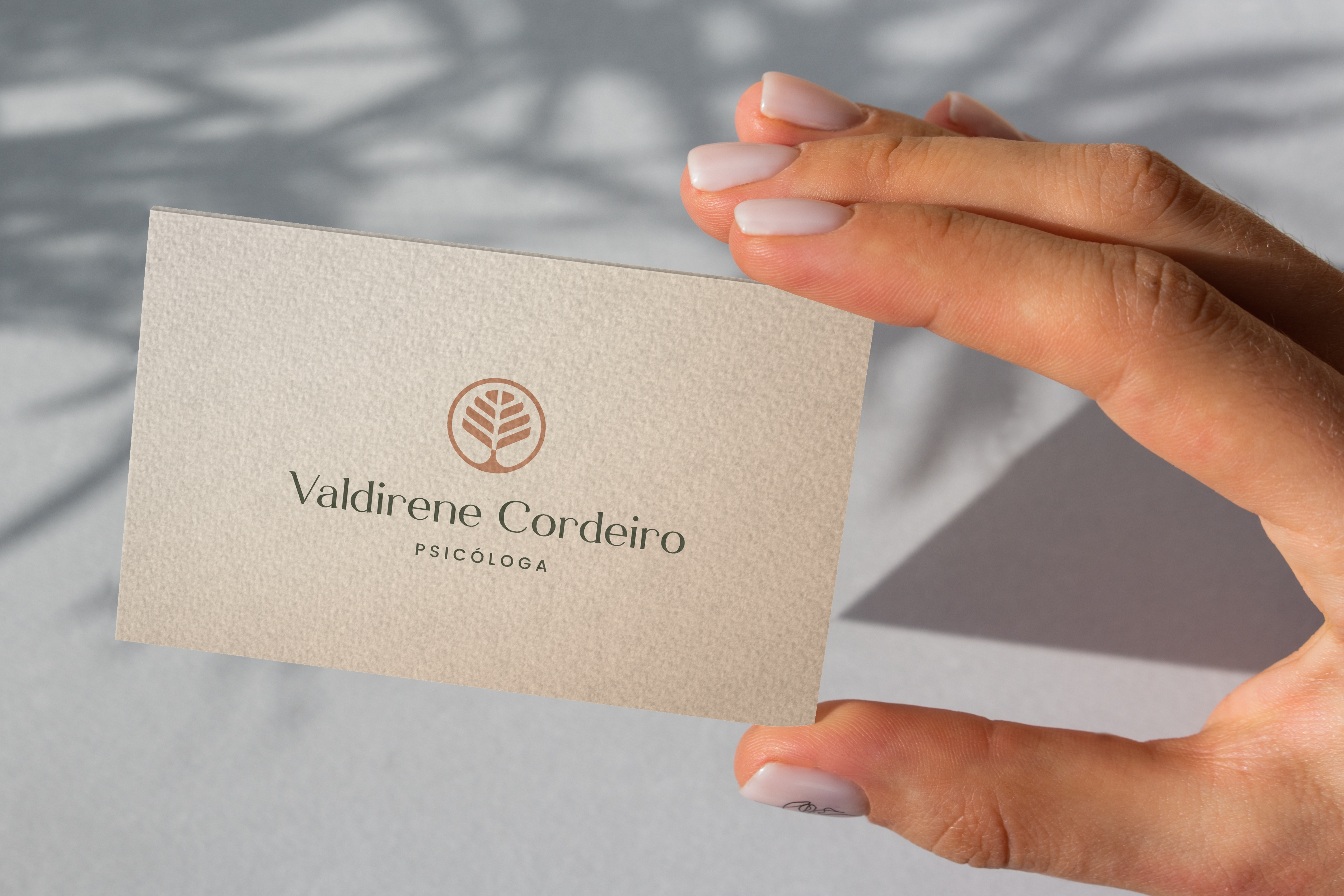 Psicóloga Valdirene Cordeiro branding graphic design logo