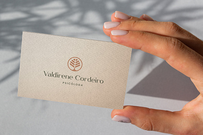 Psicóloga Valdirene Cordeiro branding graphic design logo