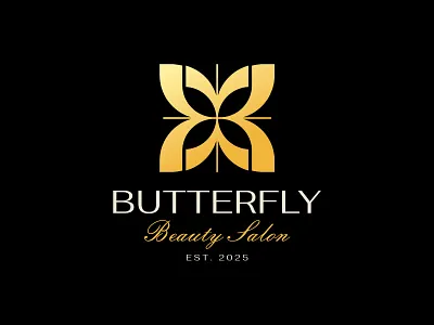 Butterfly Logo butterfly logo elegant logo gold logo icon insect logo letter logo letter x logo logo logo design logomark luxury logo symbol vector
