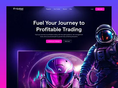 Prop Trading Firm crypto crypto prop trading cryptocurrency forex trading future trading prop trading prop trading firm trade trading firm trading landing page trading ui ui design ux design web design