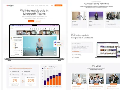 Healthcare Website, landing page design for saas app for teams ab testing creative agency free freelance agency freelance designer hubspot hubspot designer landing page landing page design lead generation ui ux uiux user experience web design web design agency web developer web ui ux webflow website website design