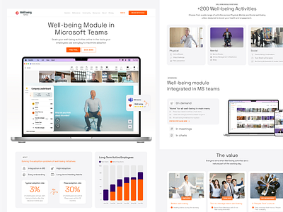 Healthcare Website, landing page design for saas app for teams ab testing creative agency free freelance agency freelance designer hubspot hubspot designer landing page landing page design lead generation ui ux uiux user experience web design web design agency web developer web ui ux webflow website website design