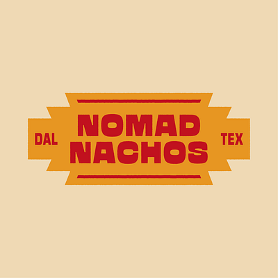 Nomad Nachos design designfeed graphic design logo nachos restaurant typography