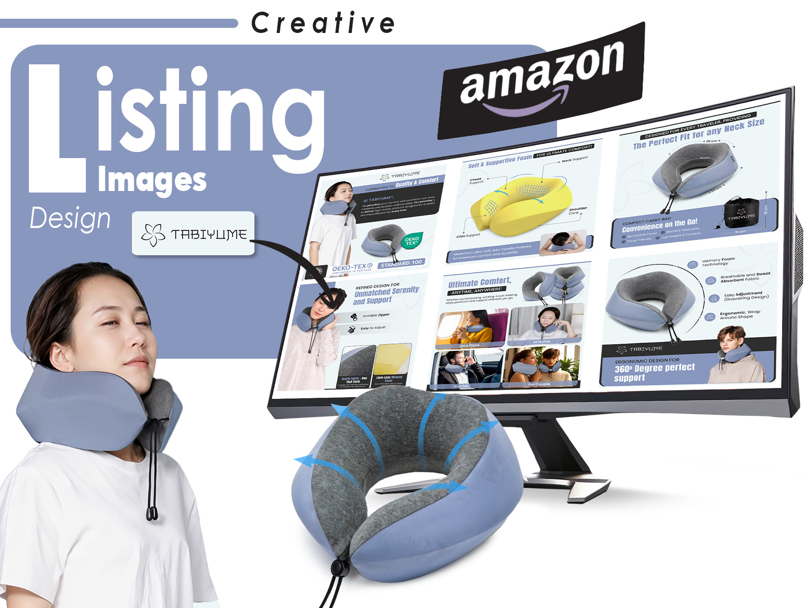 Example of Creative Listing Images Design For Amz