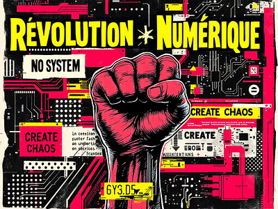 digital punk graphic design