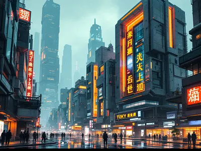 NEO-TOKYO 2089 -Advanced Futuristic Design