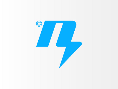 Letter N Flash or Lightning Logo Design bolt brand branding design energy flash initial n l letter n lightning logo logo collection logo service logomark n n energy n flash n lightning n logo ns logo