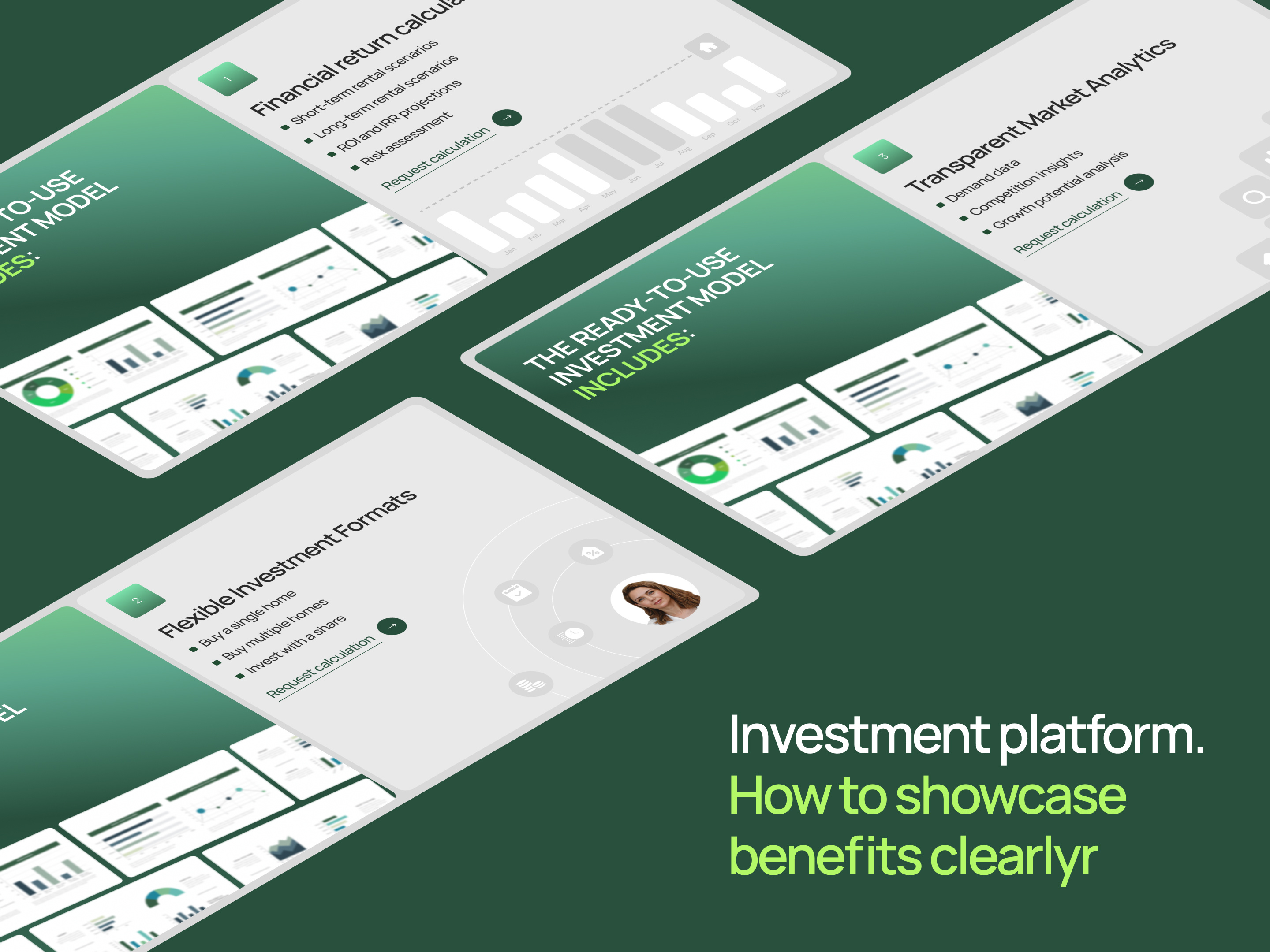 Investment platform. How to showcase benefits clearly conversion design ecommerce design finance design financial services investment platform landing page luxury real estate modern web design real estate real estate investment ui design web design webflow
