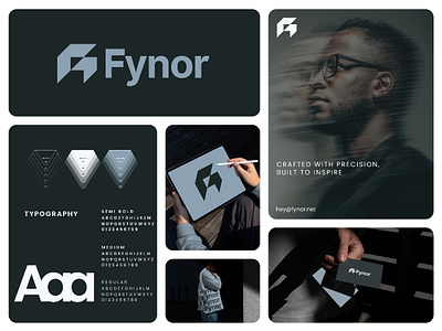 Fynor Logo Design branding construction logo logobranding logodesigner logonew logotype real estate logo