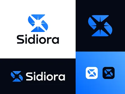 Sidiora S Lettermark Logo for Crypto, Web3 & SaaS Brands aerospace logo ai logo blockchain logo branding crypto logo defi logo futuristic logo galaxy logo lettermark logo logo logo design logo designer modern logo s logo saas logo shining star logo startup identity tech startup web3 logo