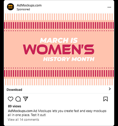 March is the women's history month unique post design 3d animation branding design graphic design illustration logo motion graphics ui vector