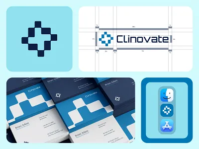 Clinovate, Clinic or Health Care Logo branding clinic clinic logo health care health care logo logo logodesign logomaker logos medical medical logo modernlogo