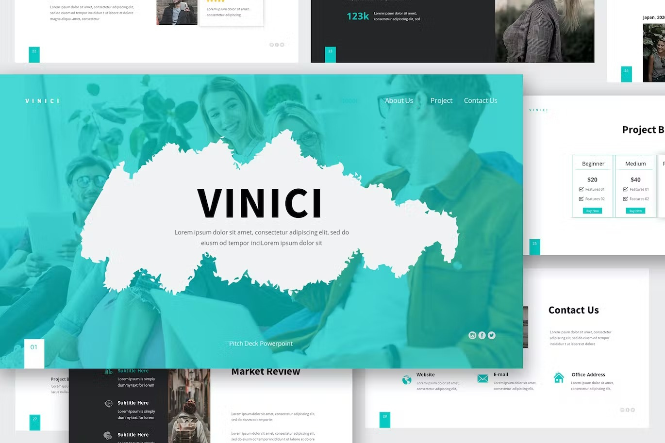 Example of Vinici Pitch Deck Google Slides Template