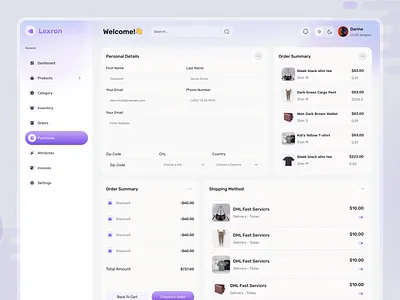 E-commerce Checkout Design checkout checkout dashboard ui e commerce invoice online shop payment payment gateway payment ui saas ecommerce ui uiux design ux web app web design