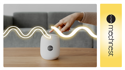 Mechnest - Home Automation & Smart Devices automation brand identity design branding design graphic design logo minimalism mockups moderm simple tech vector