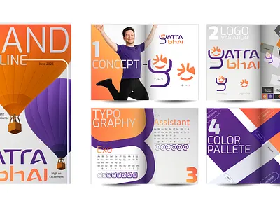 YatraBhai - High on Excitement abstract brand identity design branding color pallette concept design graphic design illustration logo mockups tickets travel typography vector visualization