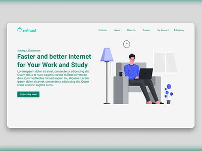 Internet Provider Website Design ui ui ux ui design uidesign uiux
